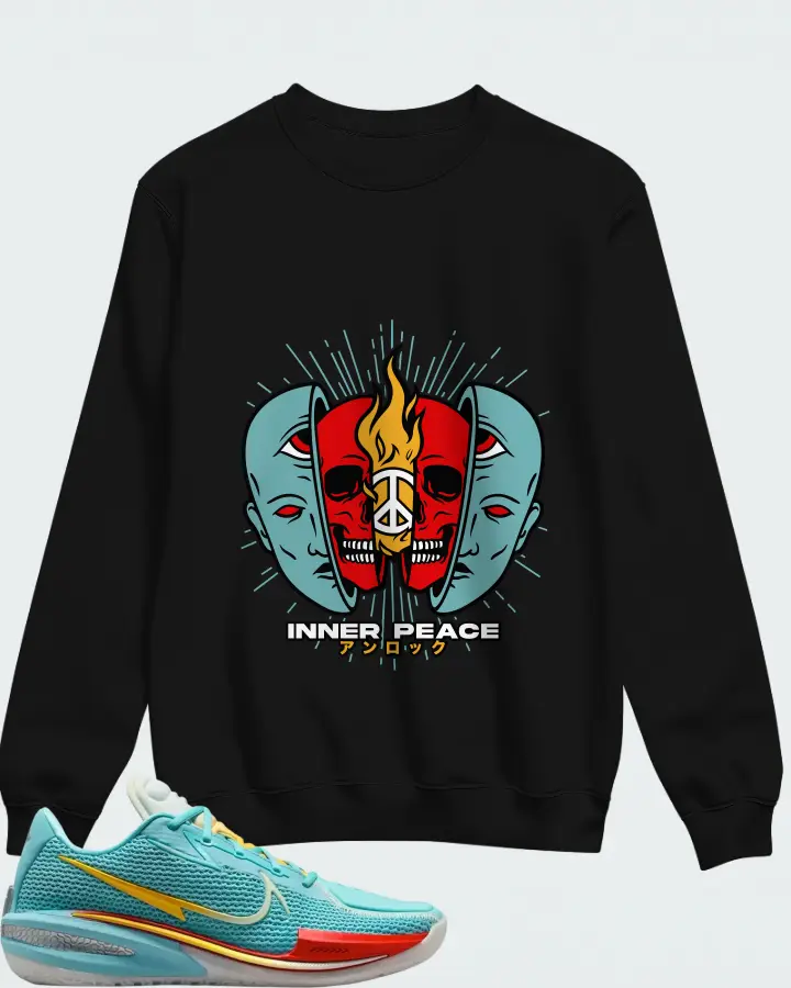 Nike GT Cut 1 x Titan x Dylan Harper Bleached Aqua Matching Sweatshirt