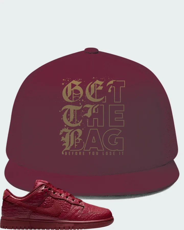 Nike Dunk Low Red Croc Matching Hat