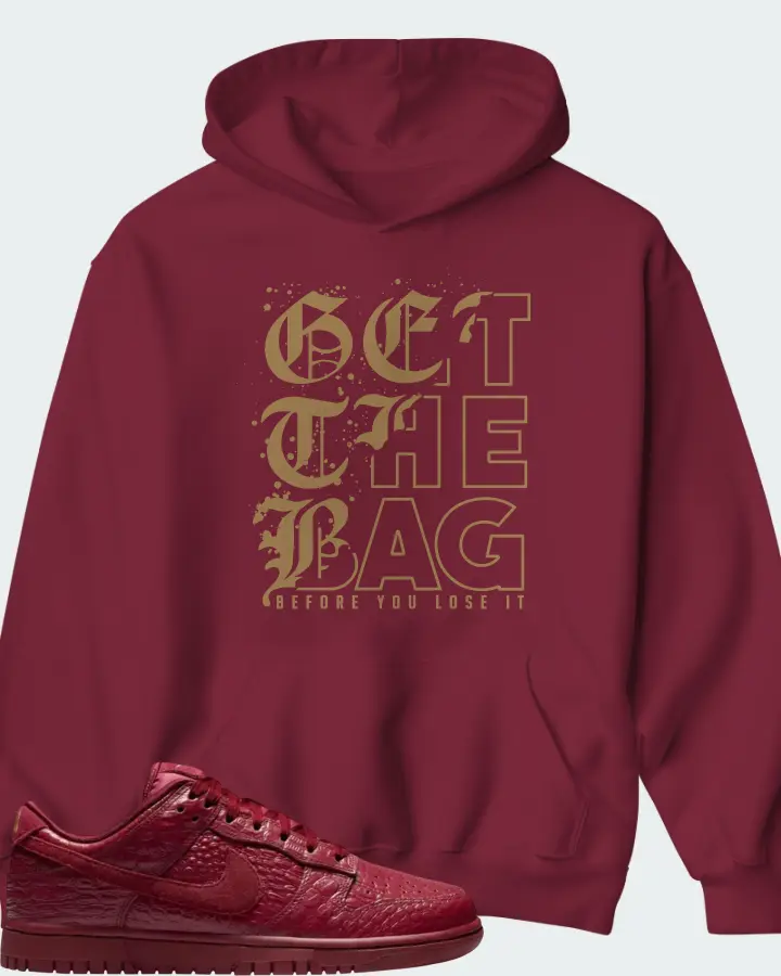 Nike Dunk Low Red Croc Matching Hoodie