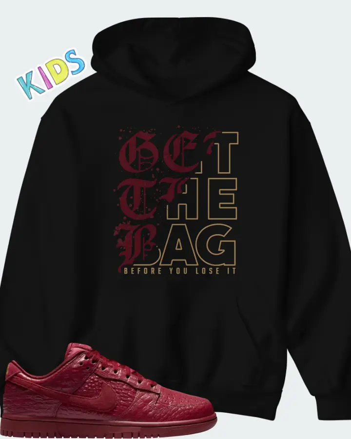 Nike Dunk Low Red Croc Matching Kid's Hoodie