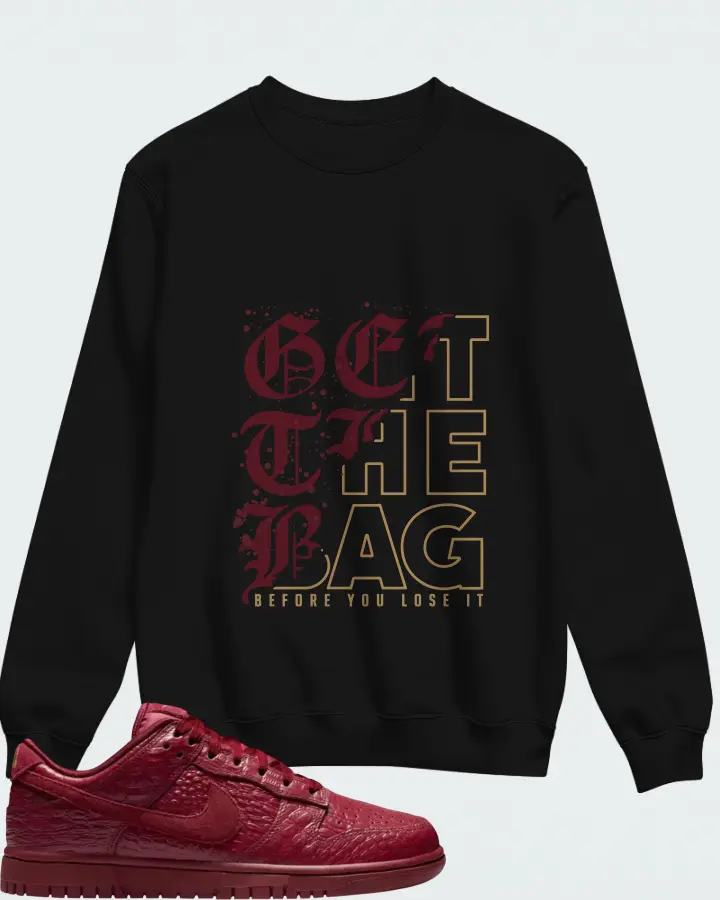 Nike Dunk Low Red Croc Matching Sweatshirt