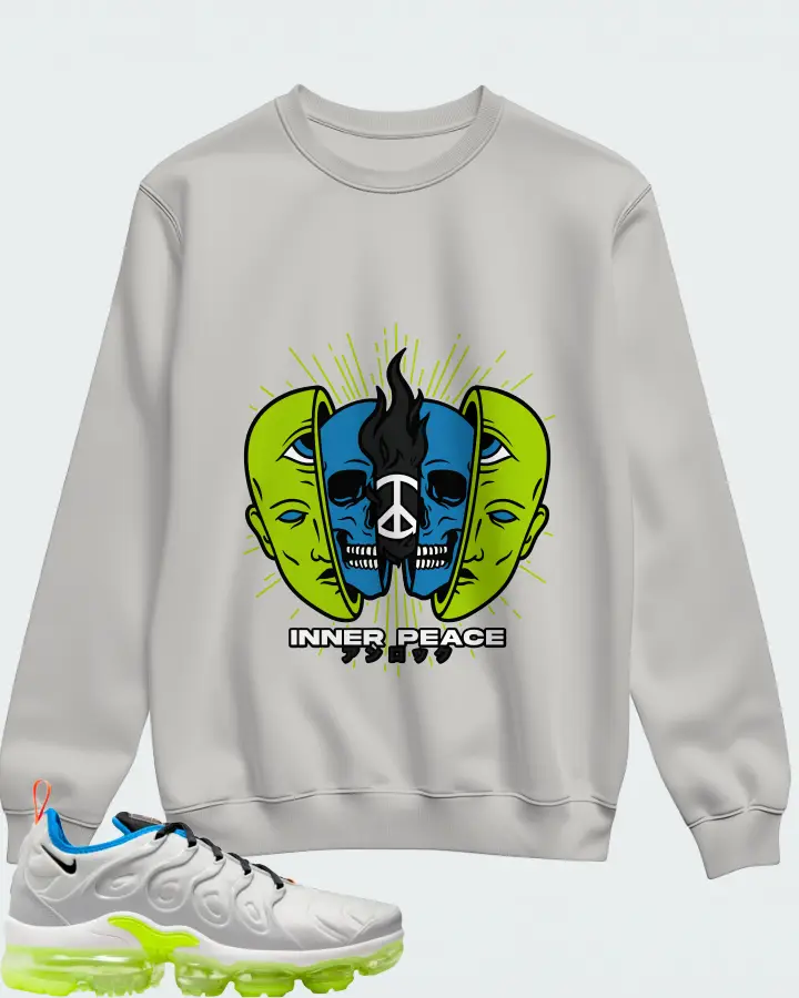 Nike Air VaporMax Plus Photon Dust Volt (Women's) Matching Sweatshirt