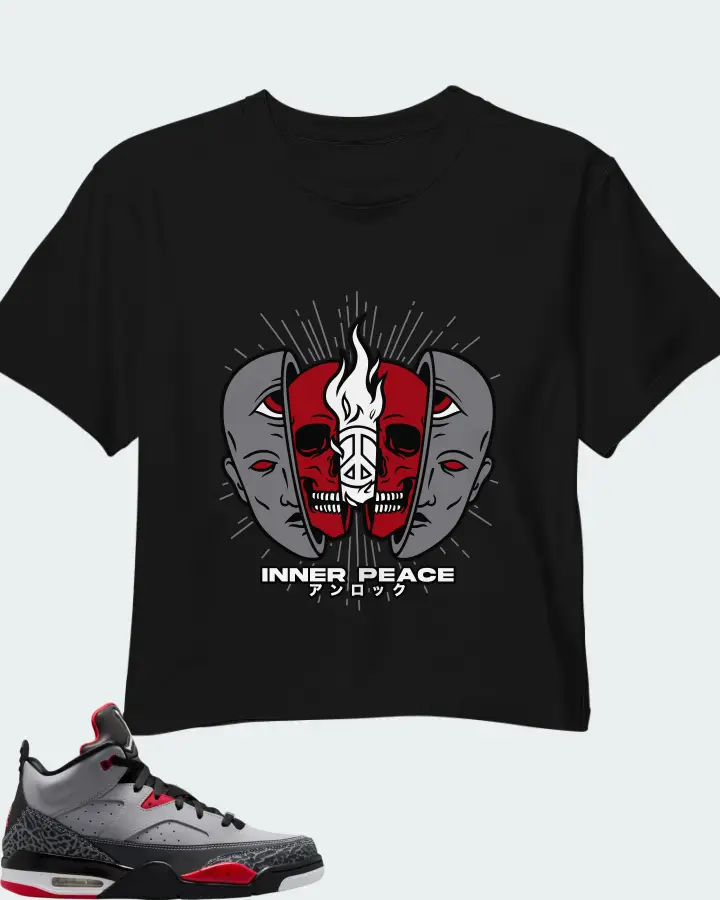 Jordan Son of Mars Cement Grey Matching Crop Top