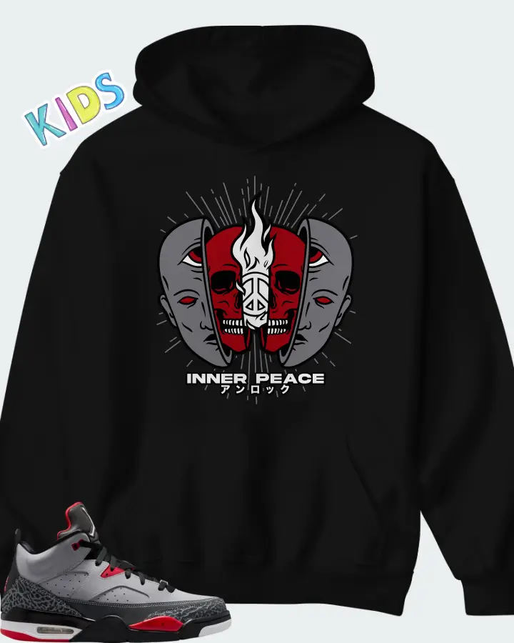 Jordan Son of Mars Cement Grey Matching Kid's Hoodie