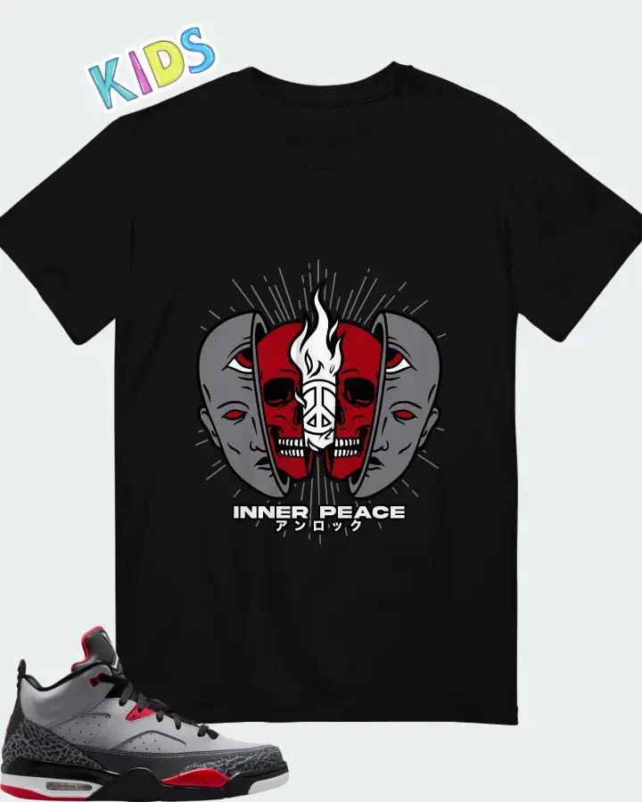 Jordan Son of Mars Cement Grey Matching Kid's T-Shirt