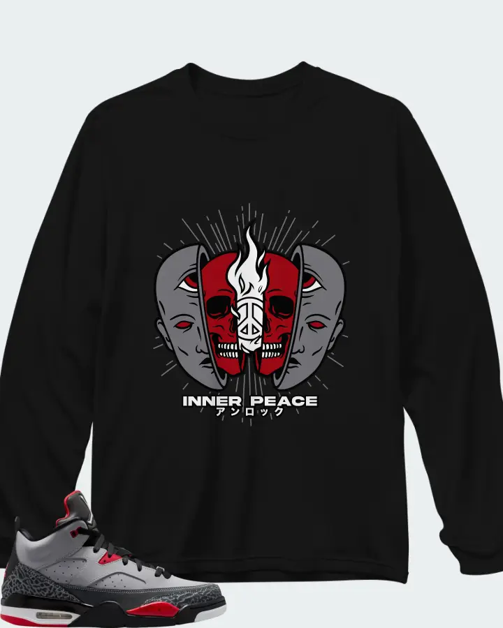 Jordan Son of Mars Cement Grey Matching Long Sleeve T-Shirt