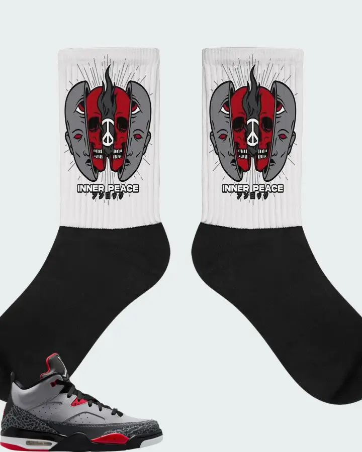 Jordan Son of Mars Cement Grey Matching Socks