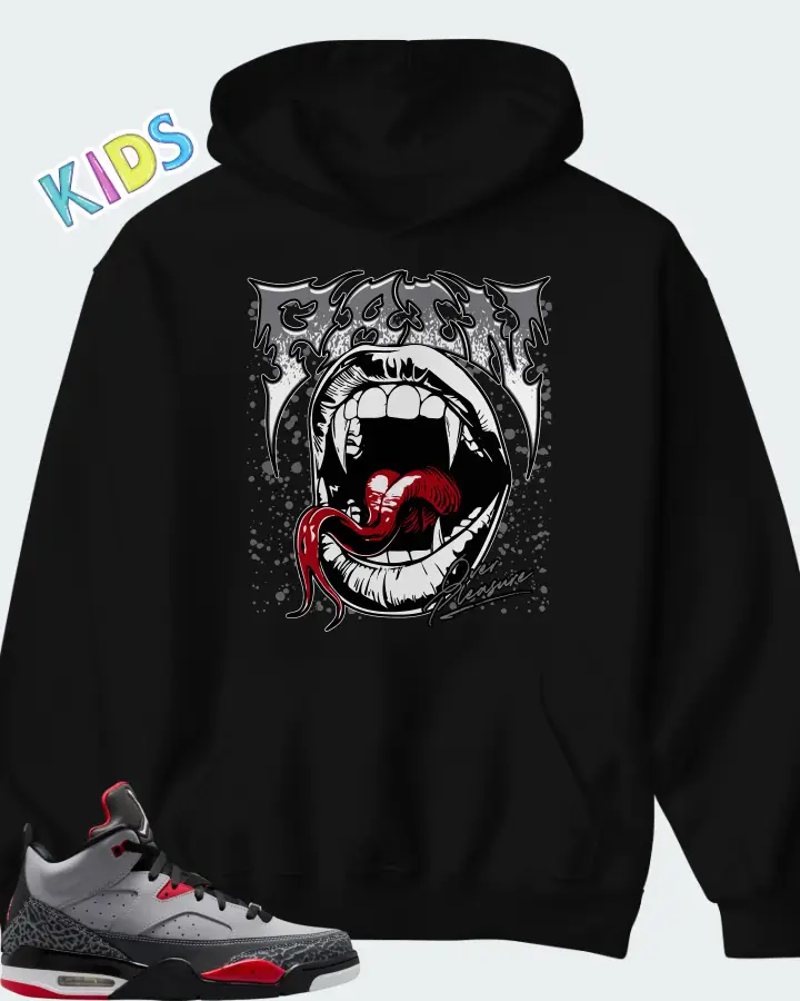 Jordan Son of Mars Cement Grey Matching Kid's Hoodie