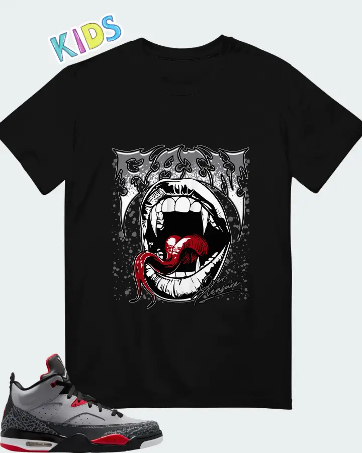 Jordan Son of Mars Cement Grey Matching Kid's T-Shirt