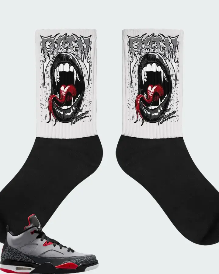 Jordan Son of Mars Cement Grey Matching Socks