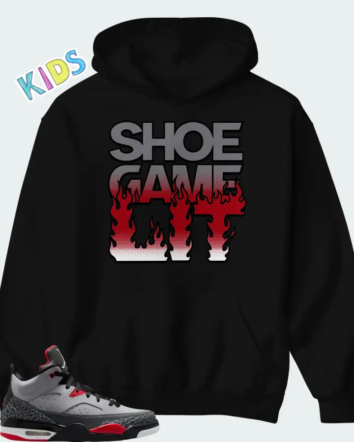 Jordan Son of Mars Cement Grey Matching Kid's Hoodie