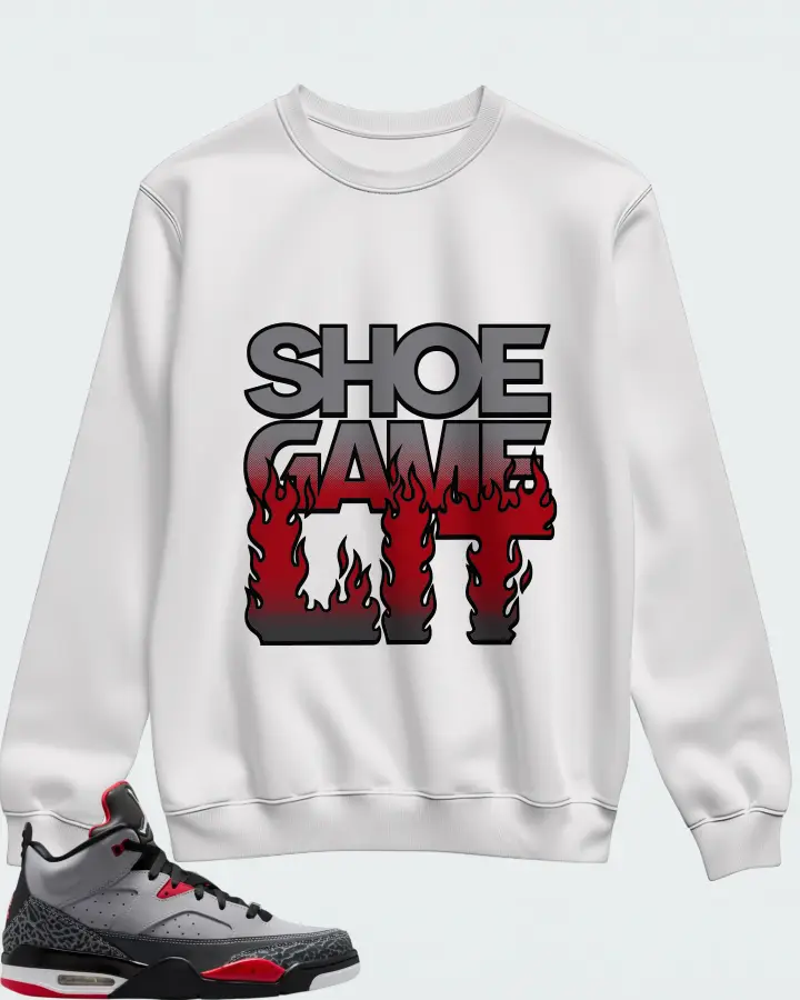 Jordan Son of Mars Cement Grey Matching Sweatshirt