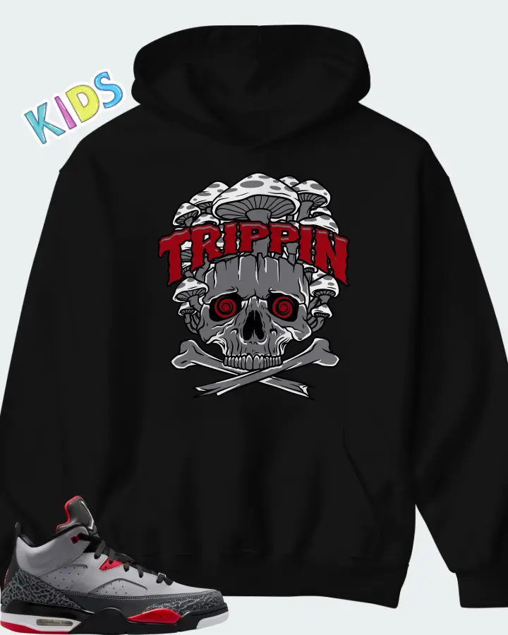 Jordan Son of Mars Cement Grey Matching Kid's Hoodie