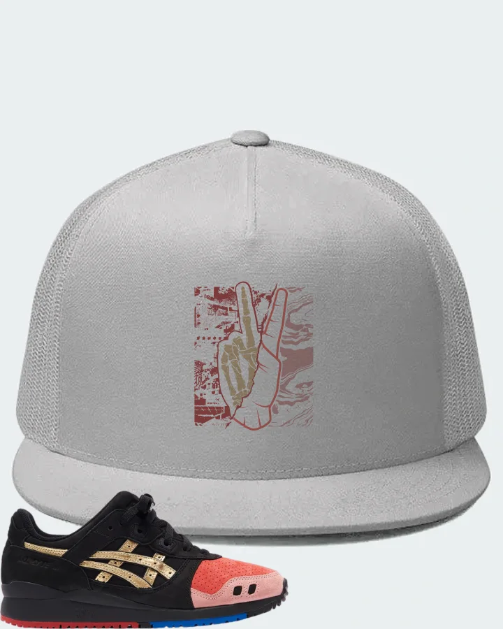 ASICS Gel-Lyte III Sneaker Matching White Hat - Peace of mind