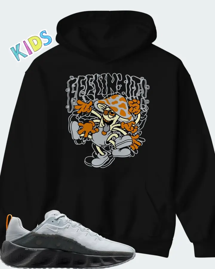 Nike Ava Rover Wolf Grey Matching Kid's Hoodie
