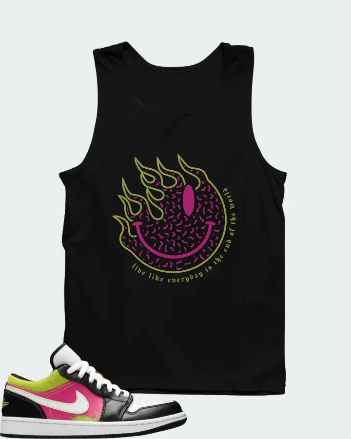 Air Jordan 1 Low Spray Paint Matching Tank Top