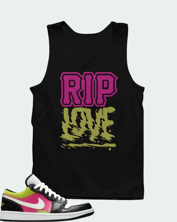 Air Jordan 1 Low Spray Paint Matching Tank Top