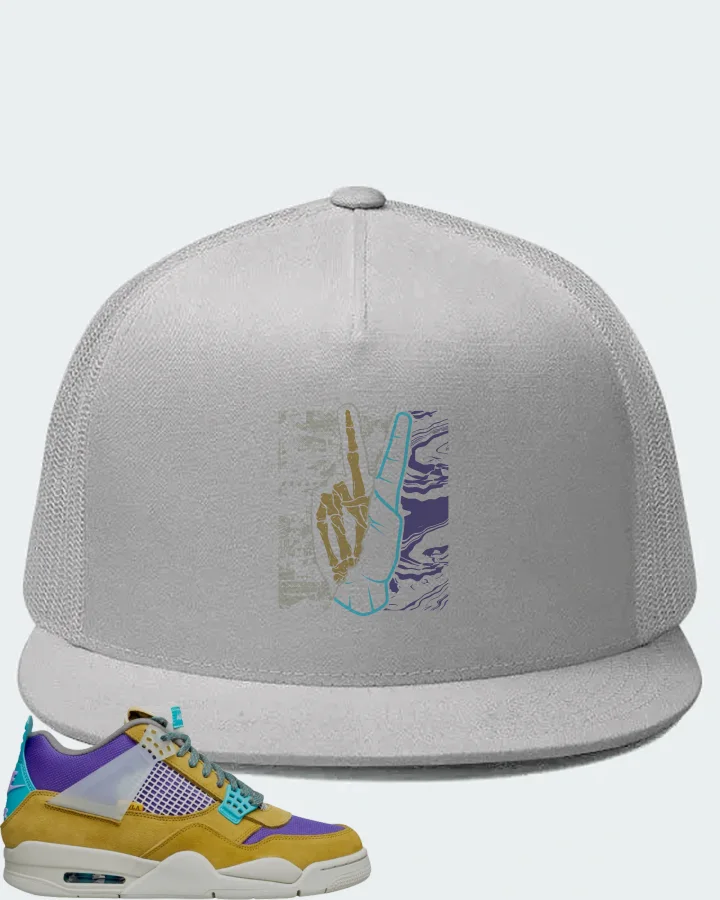Jordan 4 Retro SP Sneaker Matching White Hat - Peace of mind
