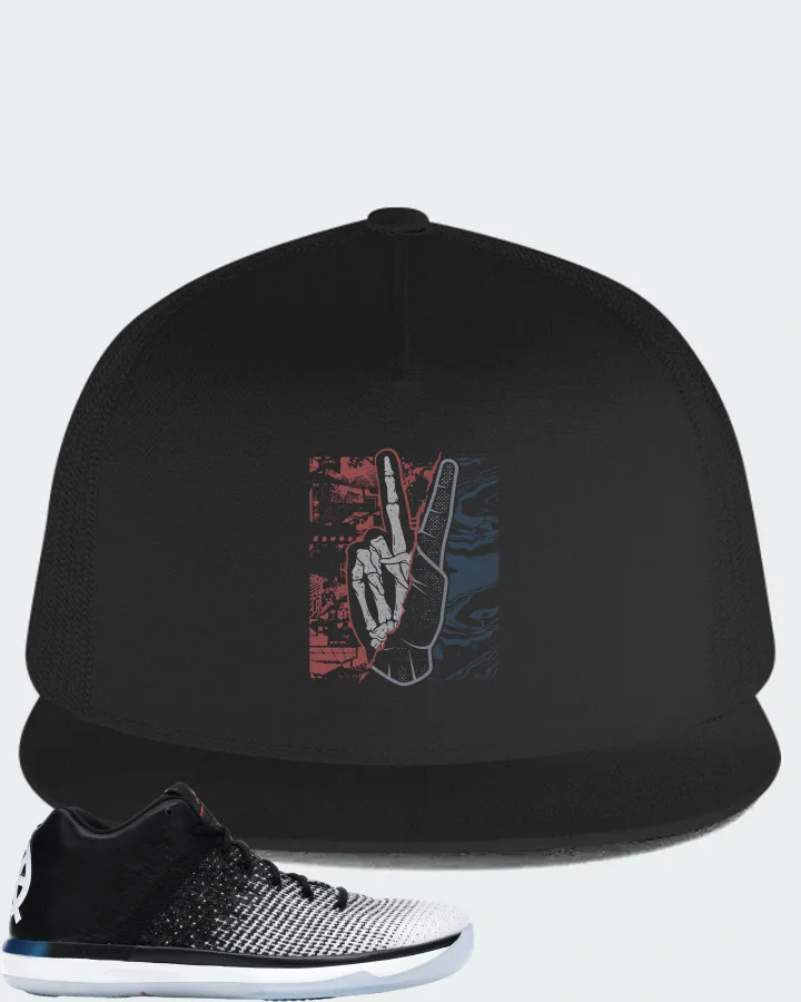 Jordan XXX1 Low Sneaker Matching Black Hat - Peace of mind