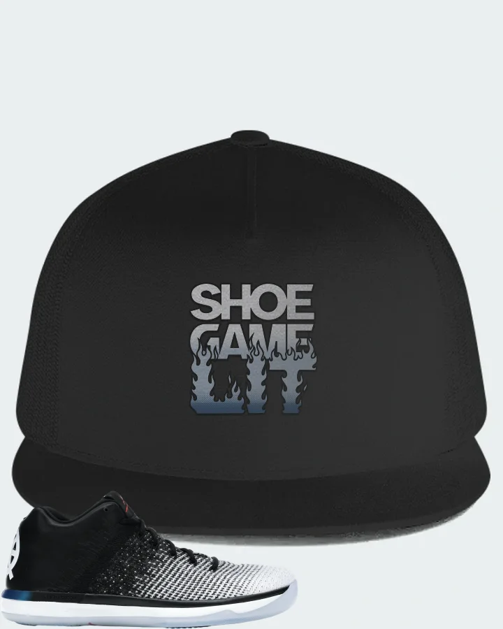 Jordan XXX1 Low Sneaker Matching Black Hat - Shoe Game Lit Refreshed
