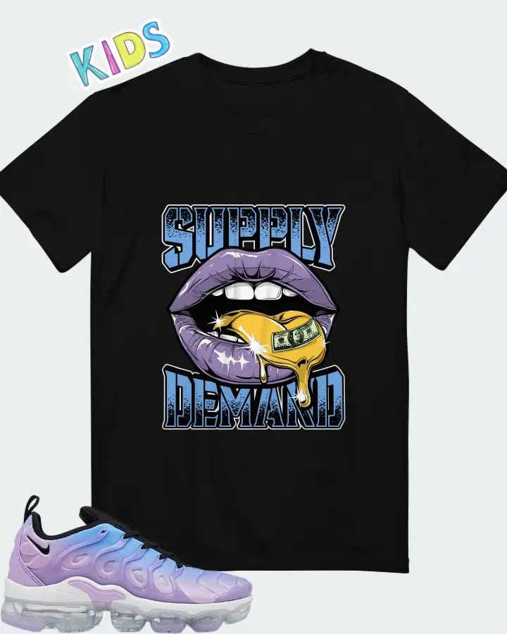 Nike Air VaporMax Plus Lilac University Blue Gradient (Women's) Matching Kid's T-Shirt