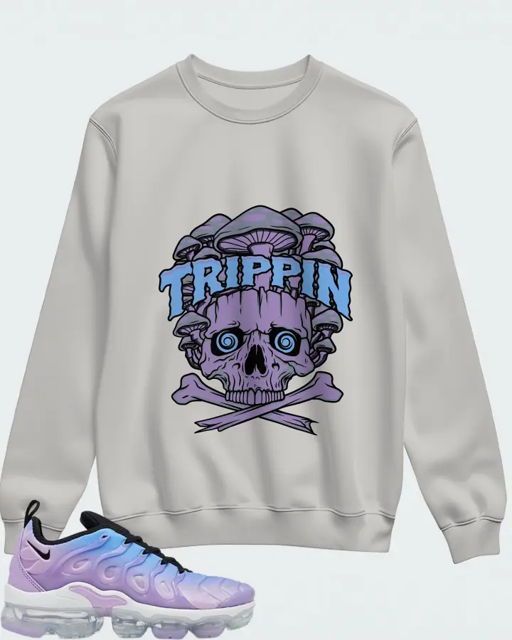 Nike Air VaporMax Plus Lilac University Blue Gradient (Women's) Matching Sweatshirt
