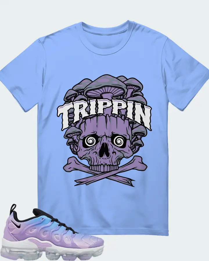 Nike Air VaporMax Plus Lilac University Blue Gradient (Women's) Matching T-Shirt