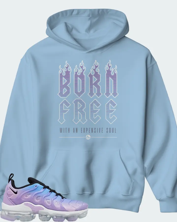 Nike Air VaporMax Plus Lilac University Blue Gradient (Women's) Matching Hoodie