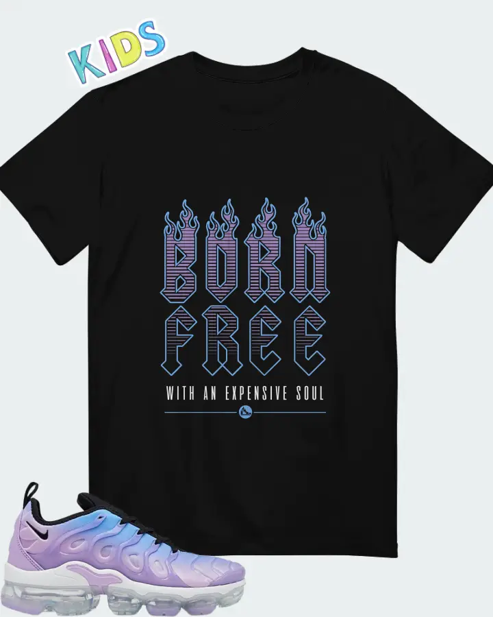 Nike Air VaporMax Plus Lilac University Blue Gradient (Women's) Matching Kid's T-Shirt