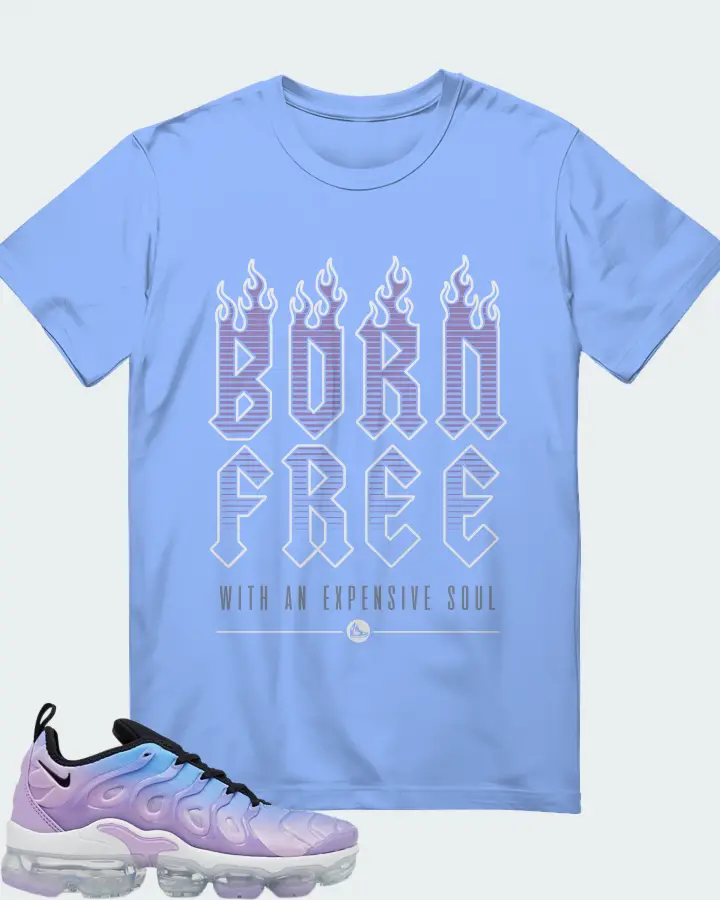Nike Air VaporMax Plus Lilac University Blue Gradient (Women's) Matching T-Shirt