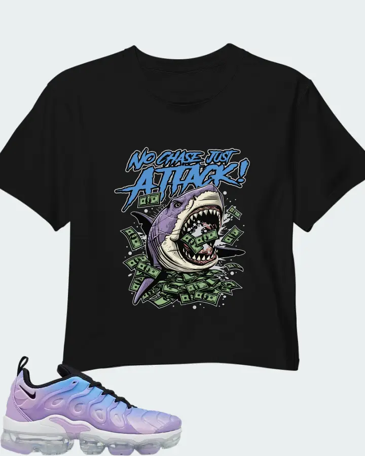 Nike VaporMax Plus Black Gradient  Matching Crop Top