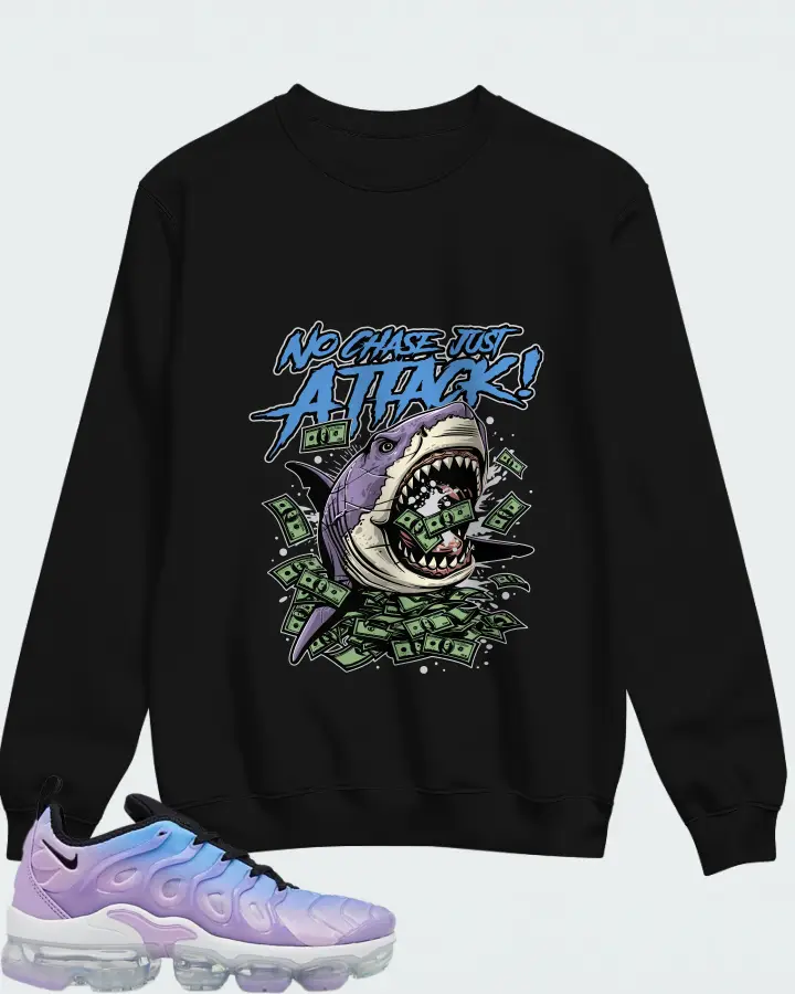 Nike VaporMax Plus Black Gradient  Matching Sweatshirt