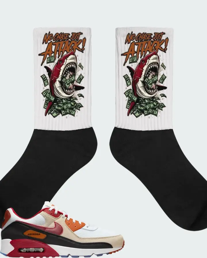 Nike Air Max 90 Arizona Cardinals Matching Socks