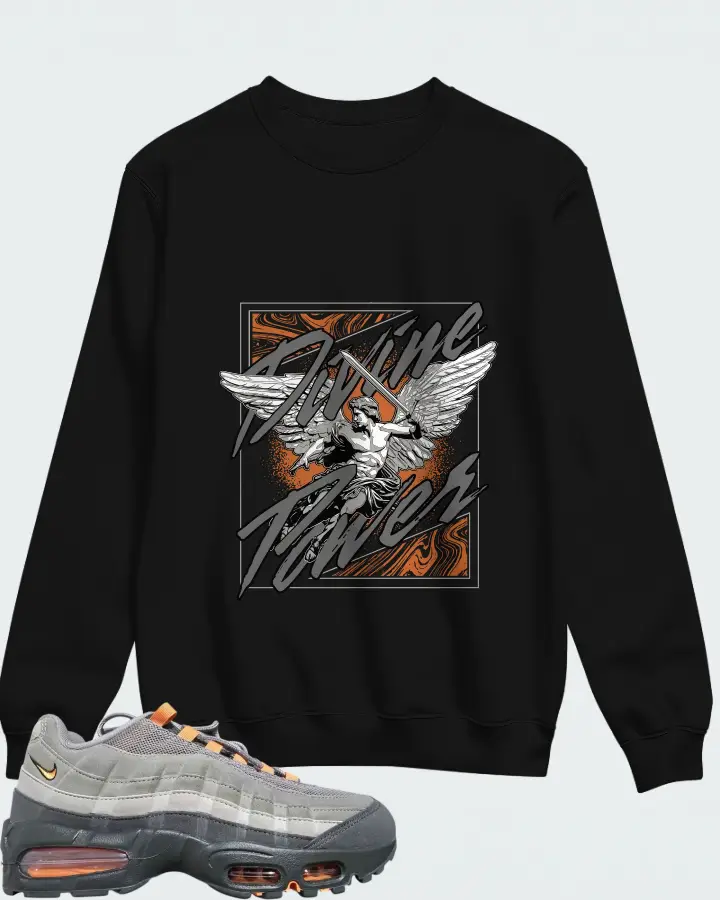 Nike Air Max 95 Big Bubble - Hot Curry Matching Sweatshirt