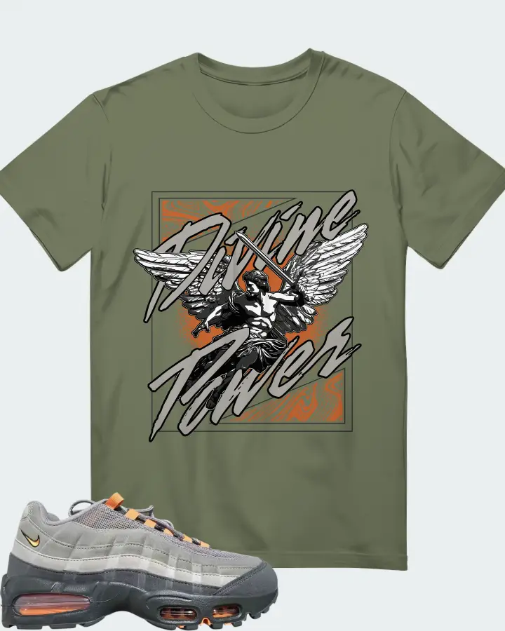 Nike Air Max 95 Big Bubble - Hot Curry Matching T-Shirt
