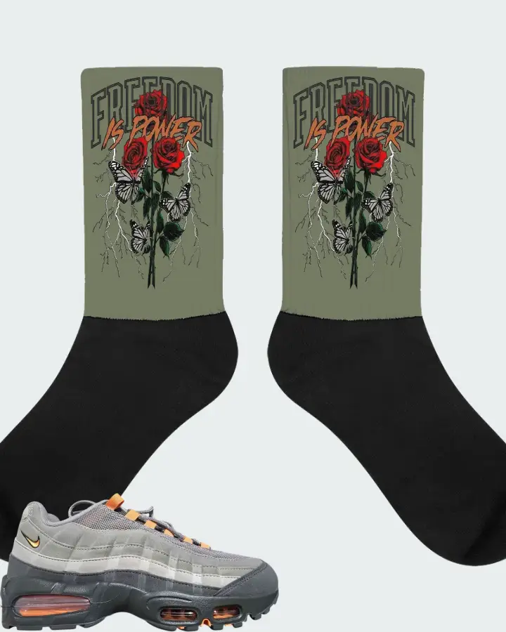 Nike Air Max 95 Big Bubble - Hot Curry Matching Socks
