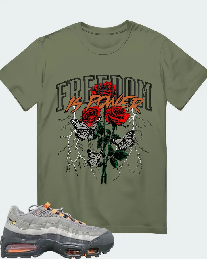 Nike Air Max 95 Big Bubble - Hot Curry Matching T-Shirt
