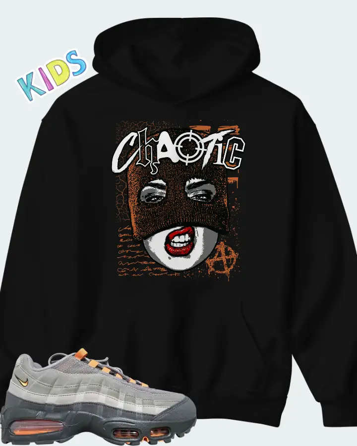 Nike Air Max 95 Big Bubble - Hot Curry Matching Kid's Hoodie