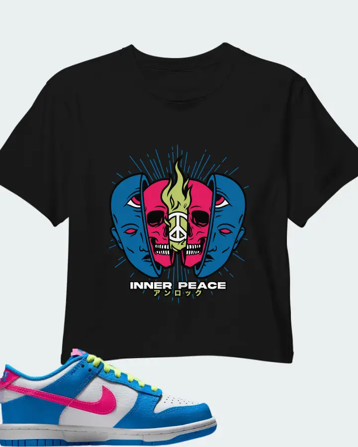 Dunk Low Photo Blue Matching Crop Top