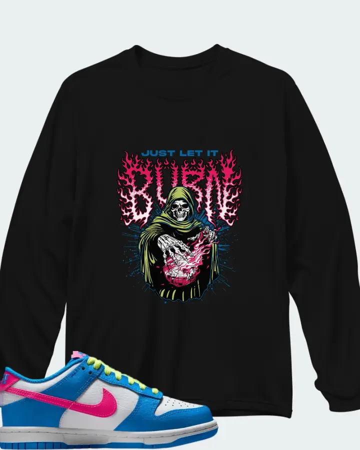 Dunk Low Photo Blue Matching Long Sleeve T-Shirt