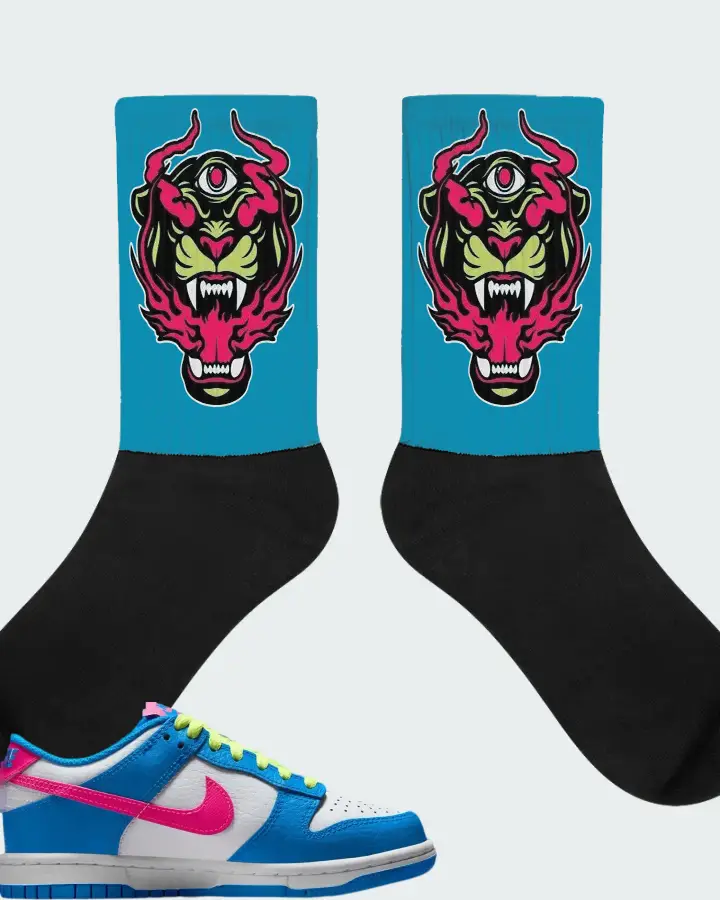 Dunk Low  Photo Blue  Matching Socks