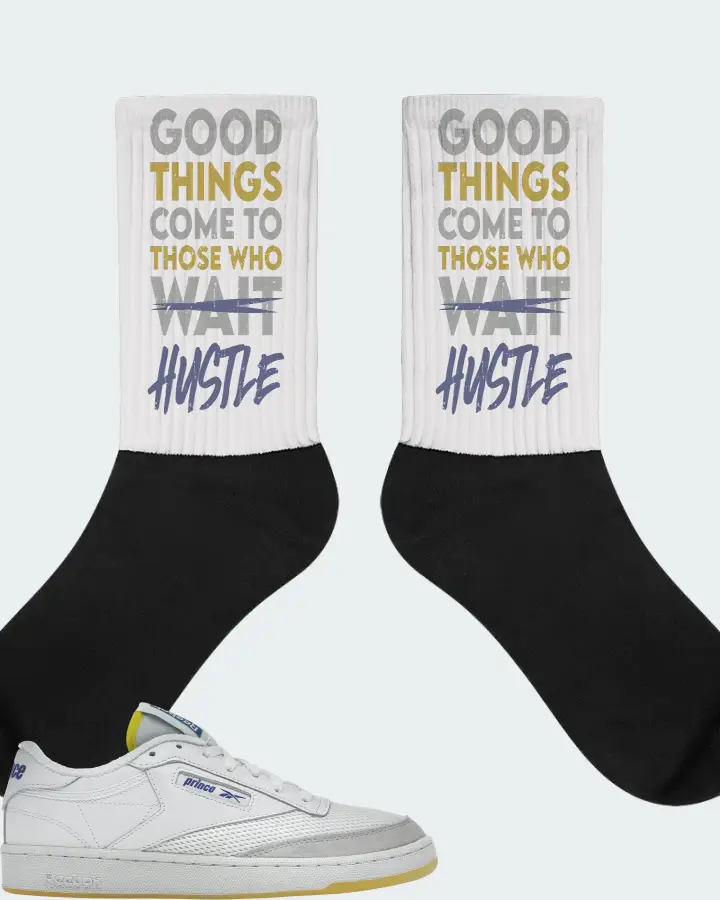 Reebok Club C 85 Sneaker Matching White Socks - Good Things Come