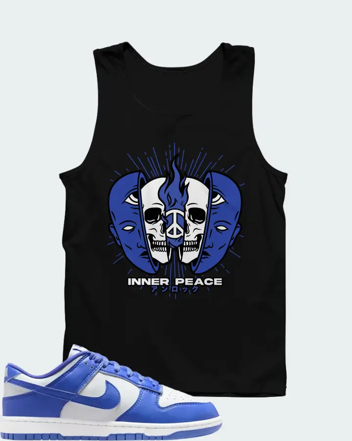 Nike Dunk Low White Sapphire Matching Tank Top