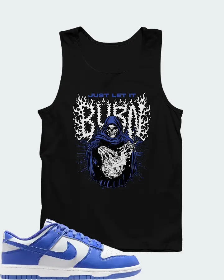 Nike Dunk Low White Sapphire Matching Tank Top