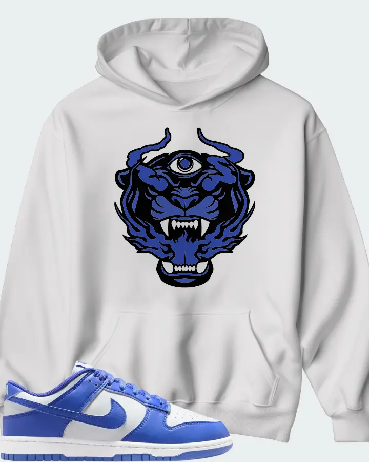 Nike Dunk Low White Sapphire Matching Hoodie