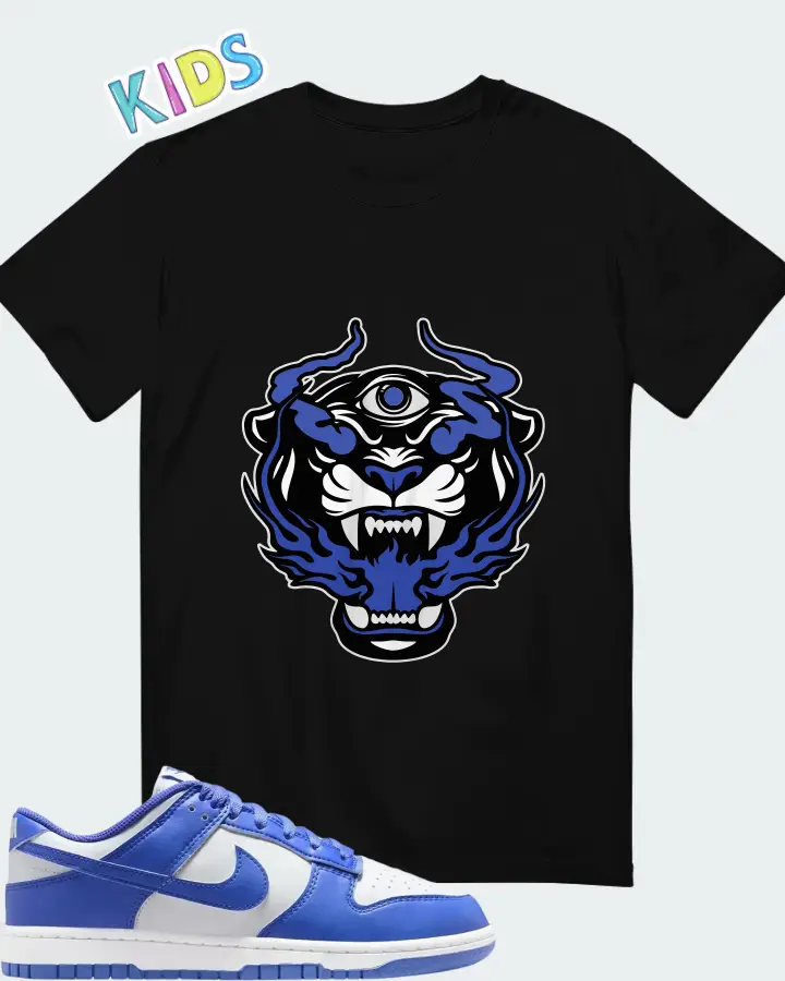 Nike Dunk Low White Sapphire Matching Kid's T-Shirt