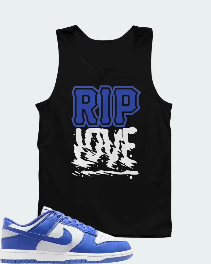 Nike Dunk Low White Sapphire Matching Tank Top