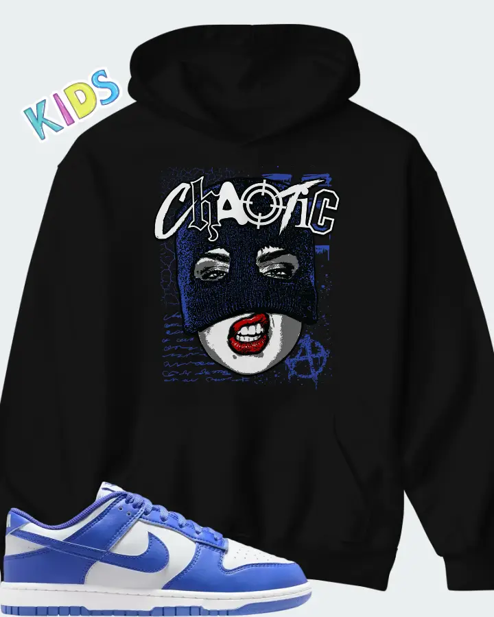 Nike Dunk Low White Sapphire Matching Kid's Hoodie