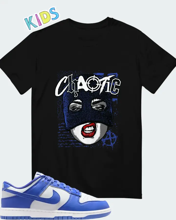 Nike Dunk Low White Sapphire Matching Kid's T-Shirt