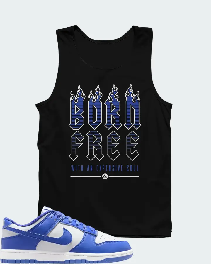 Nike Dunk Low White Sapphire Matching Tank Top